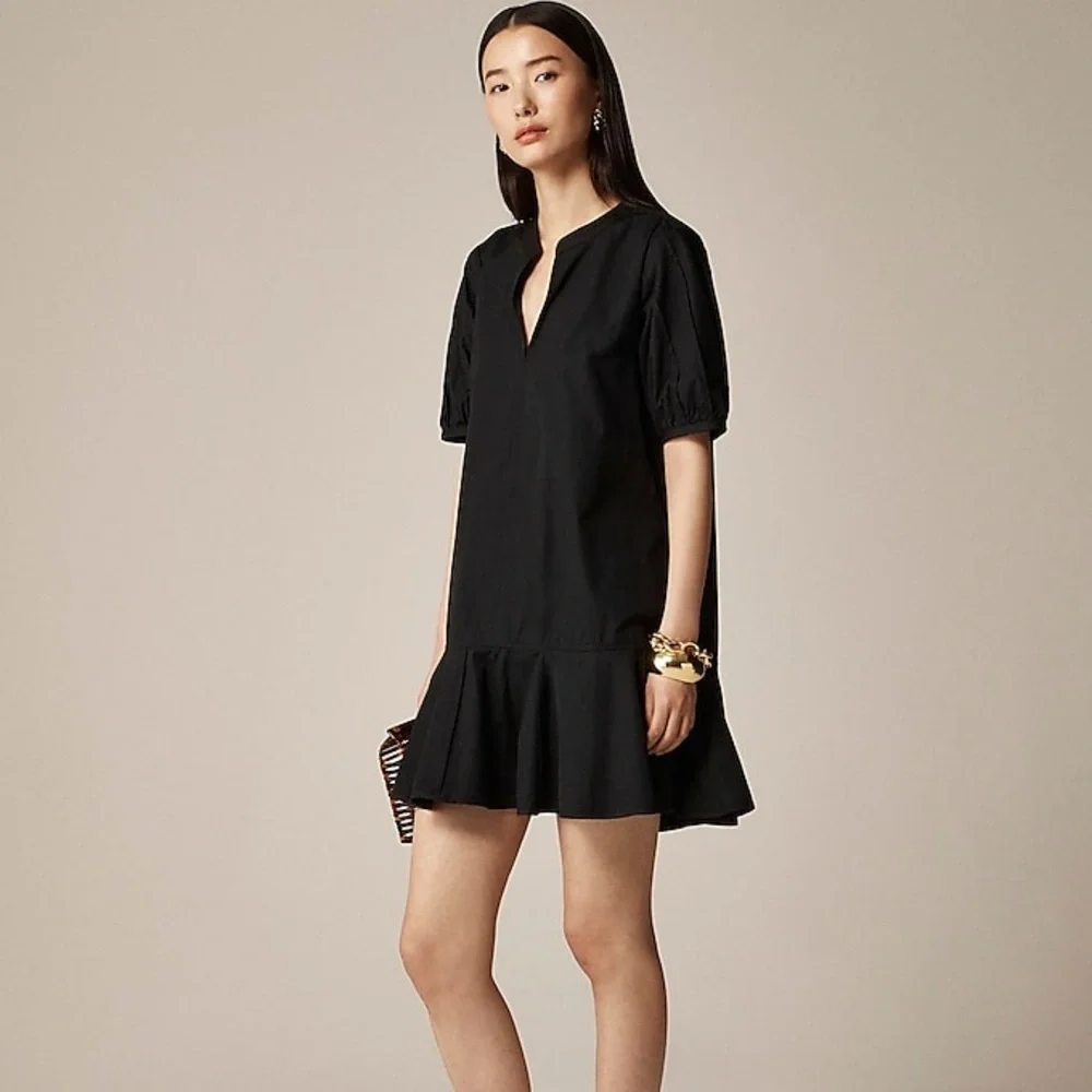 NWT J.Crew Delilah dress in cotton poplin